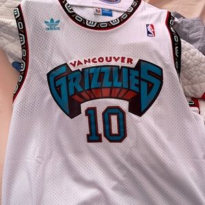 adidas mike bibby jersey large